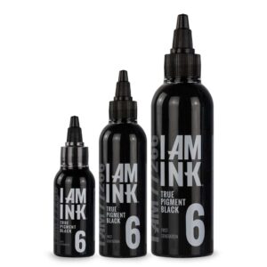 I AM INK-First Generation 6 True Pigment Black Open Tattoo Supply