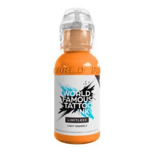 World Famous Limitless 30ml – Light Orange 2 Open Tattoo Supply