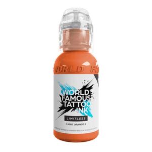 World Famous Limitless 30ml – Light Orange 3 Open Tattoo Supply