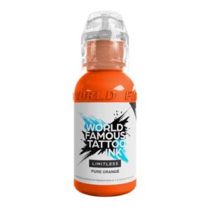 World Famous Limitless 30ml – Pure Orange Open Tattoo Supply