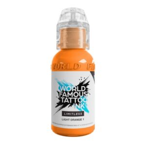 World Famous Limitless 30ml – Light Orange 1 Open Tattoo Supply