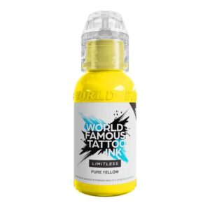 World Famous Limitless 30ml – Pure Yellow Open Tattoo Supply