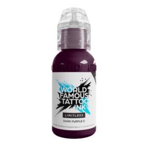 World Famous Limitless 30ml – Dark Purple 2 Open tattoo Supply