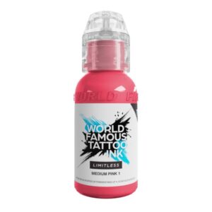 World Famous Limitless 30ml – Medium Pink 1 Open Tattoo Supply