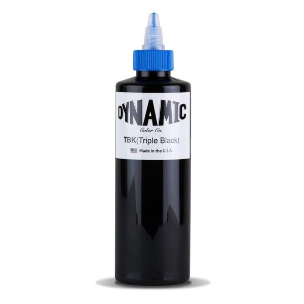 Dynamic TBK Triple Black Ink 240 ML Open Tattoo Supply