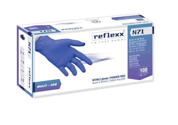 Guanti Nitrile – Reflexx Blue Open Tattoo Supply