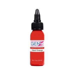 Intenze Ink Gen-Z – Hard Orange 30ml Open Tattoo Supply