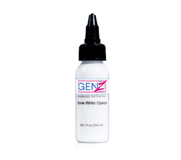 Intenze Ink Gen-Z – Snow White Opaque 30ml Open Tattoo Supply