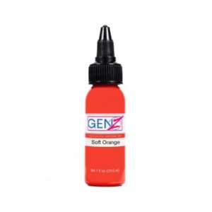 Intenze Ink Gen-Z – Soft Orange 30ml Open Tattoo Supply