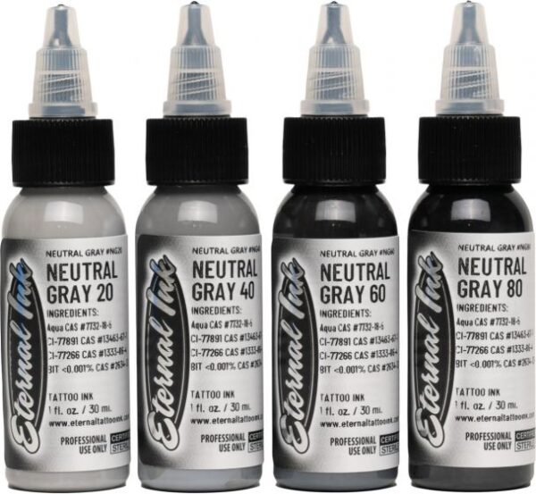 Eternal Ink EU – Neutral Grey Set Open Tattoo Supply