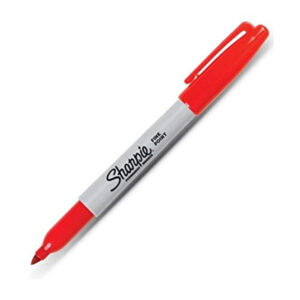 Sharpie Permanent Marker Red Open Tattoo Supply