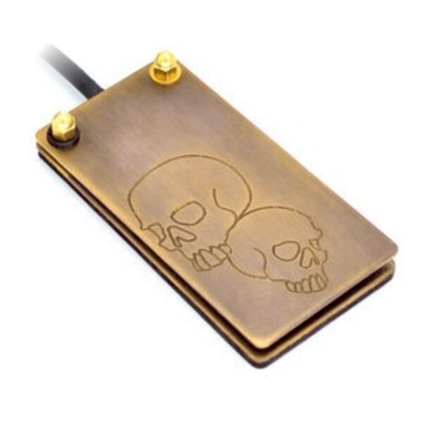 Skull Brass Open Tattoo Supply