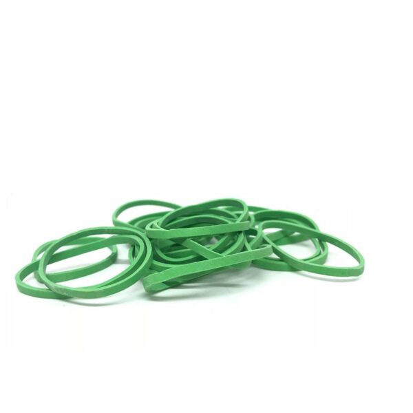 Elastici Green Piatti Alta Resistenza – 100pz Open Tattoo Supply