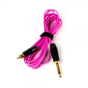 Clip Cord RCA Piatto – Pink Open Tattoo Supply