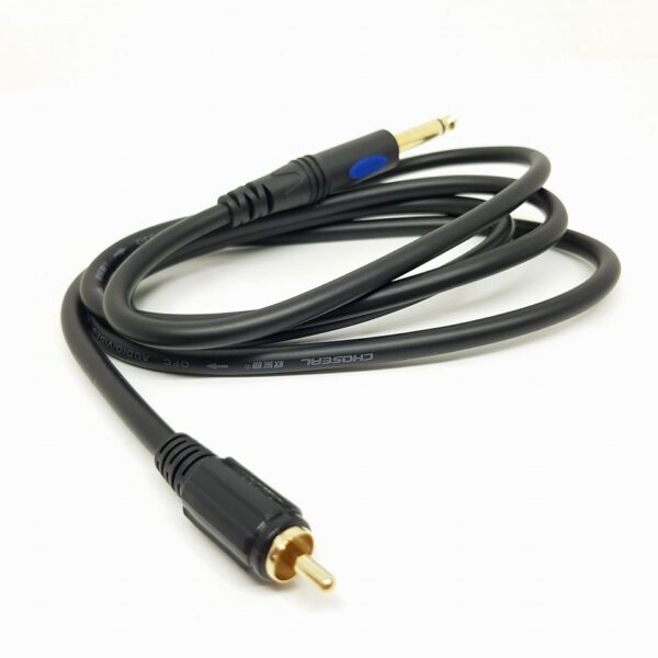 Clip Cord RCA Black High Quality Open Tattoo Supply