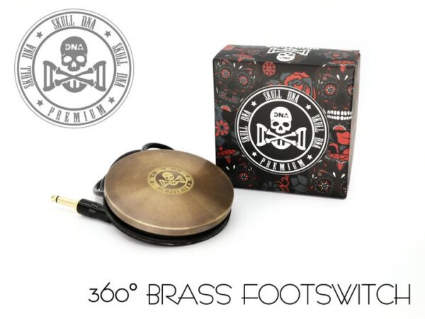 Skull DNA Brass Open Tattoo Supply