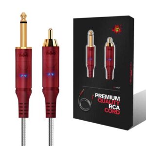 Clip Cord Rca Bat Led Metallo – Red Open Tattoo Supply